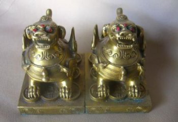 大型戶(hù)外貔貅雕塑，動(dòng)物景觀雕塑，抽象效果
