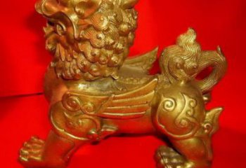 公園貔貅雕塑，景觀廣場雕塑，玻璃鋼仿銅工藝