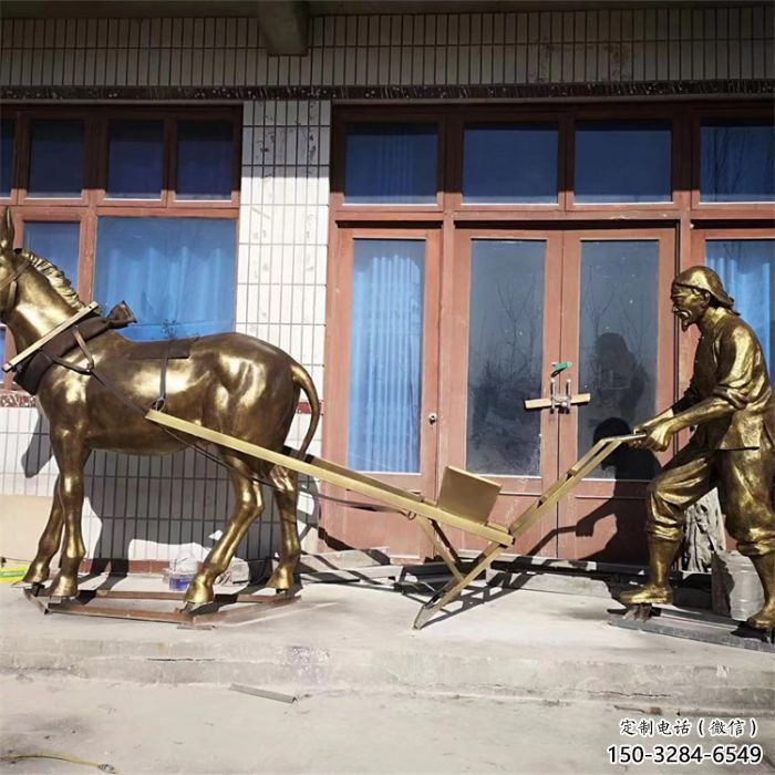 售樓部老牛雕塑，大型動物雕塑，彩繪題材