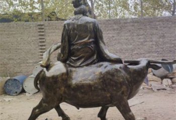 房地產(chǎn)老牛雕塑，仿古動物雕塑，噴漆制造
