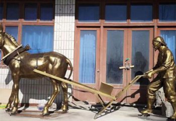 售樓部老牛雕塑，大型動(dòng)物雕塑，彩繪題材