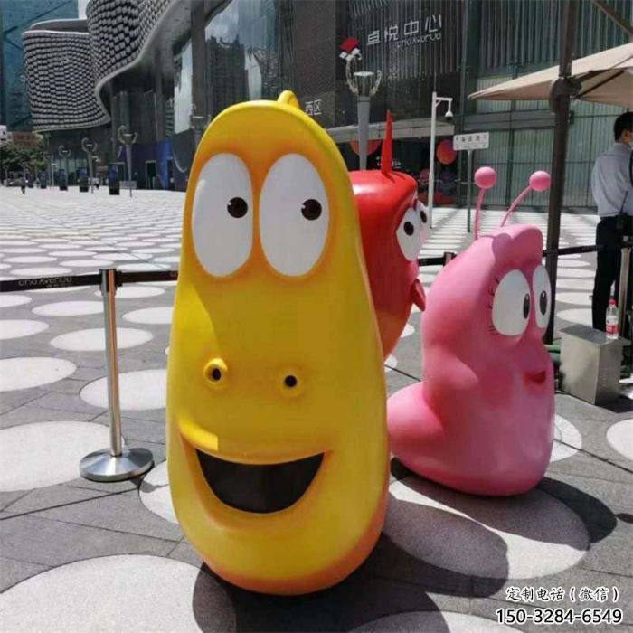 動(dòng)漫蟲子雕塑，彩繪公園雕塑，仿真工藝