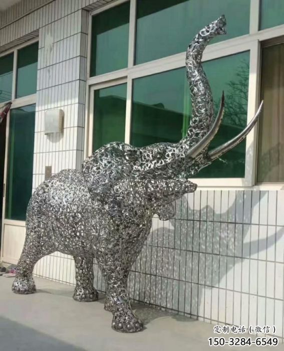 大象雕塑通用，街頭雕塑，鏤空大象雕塑標(biāo)準(zhǔn)