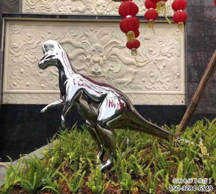 景觀恐龍雕塑精選，陸地?cái)[件，公園鏡面恐龍雕塑精品