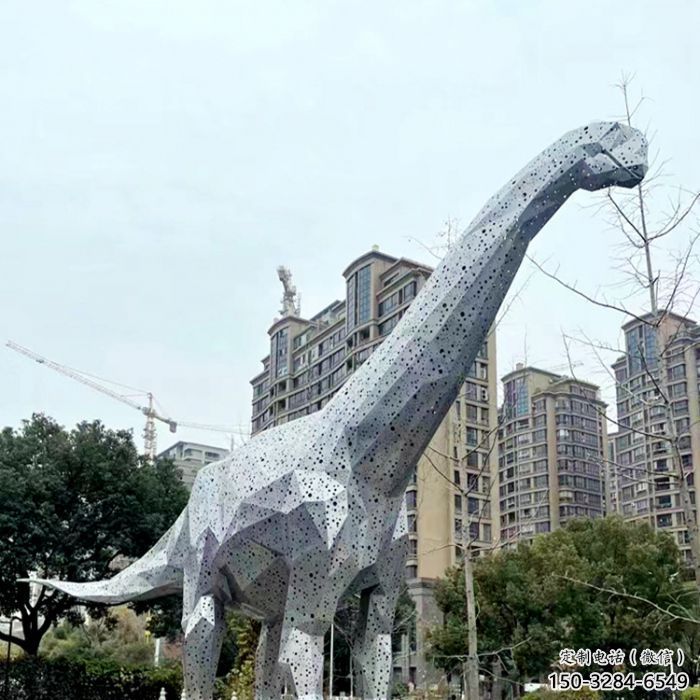 鏤空恐龍雕塑制造，歐式風(fēng)格，切面恐龍雕塑定價(jià)