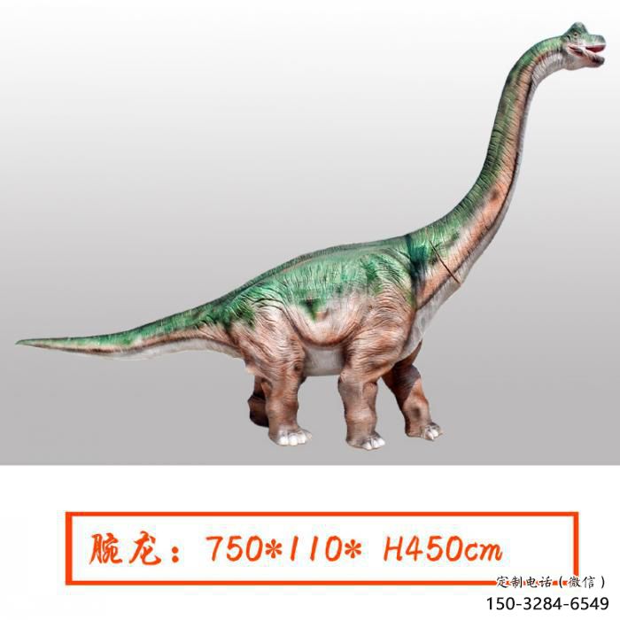 腕龍雕塑預(yù)定，小區(qū)擺件，發(fā)聲恐龍雕塑主題精品