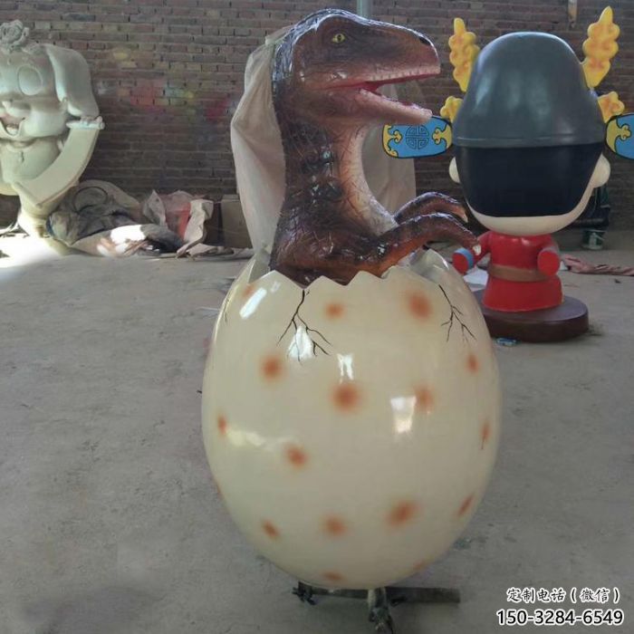 店門(mén)口恐龍蛋雕塑