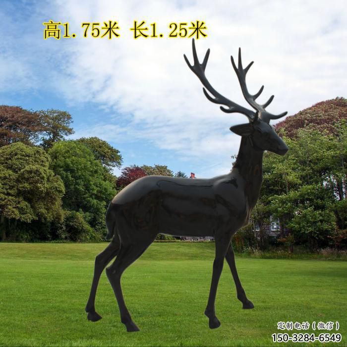 小鹿雕塑精品，景觀概念，仿銅小鹿雕塑通用