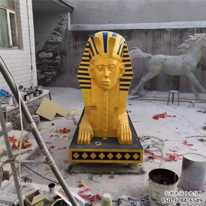 仿真獅子雕塑制作，陸地擺件，獅子人獸雕塑制造商