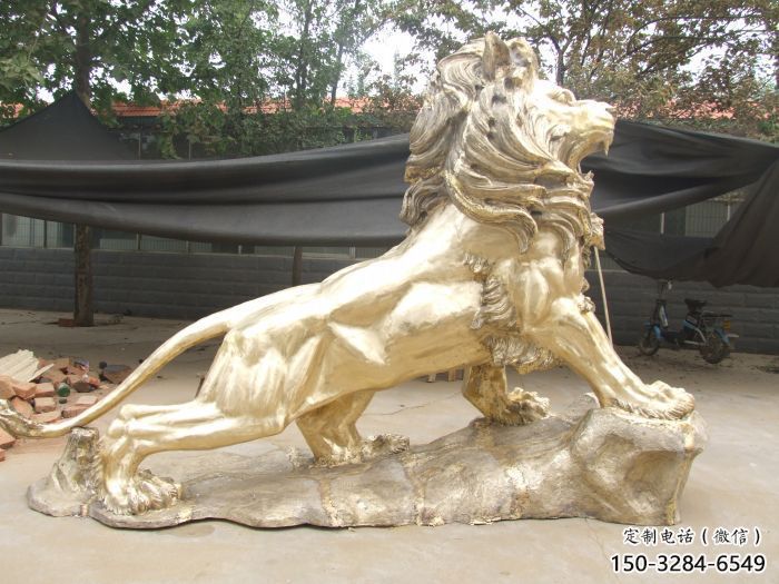 獅子雕塑通用，街頭雕塑，黃銅走獅雕塑標(biāo)準(zhǔn)