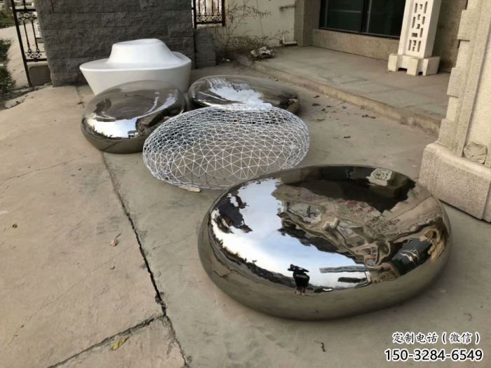 校園坐凳雕塑，拉絲景觀雕塑，抽象主題