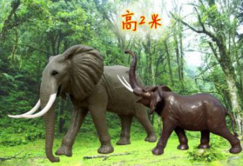 雕塑大象景觀制造，動(dòng)物小品，景觀仿真大象雕塑優(yōu)價(jià)