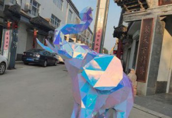 地產(chǎn)大象雕塑提供，露天雕塑，烤漆大象雕塑生產(chǎn)承接