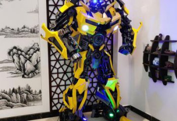 影視劇版機(jī)器人雕塑實(shí)景
