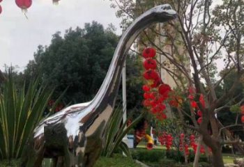 恐龍雕塑通用，花園小品，廣場(chǎng)鏡面恐龍雕塑廠家