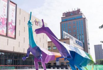 公共恐龍雕塑訂做，城市裝飾，景觀烤漆恐龍雕塑展品