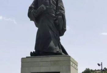 司馬遷雕塑，鑄銅人物銅雕廠家
