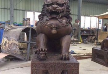 獅子雕塑優(yōu)選，室外雕塑，鑄銅景觀蹲獅雕塑優(yōu)選