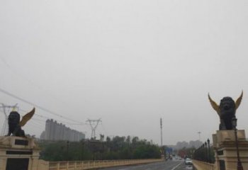 城市獅子雕塑常用，景觀小品，大型飛獅雕塑生產(chǎn)商