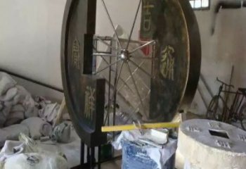 信陽園林銅錢雕塑精選，陸地?cái)[件，公園銅錢雕塑精品
