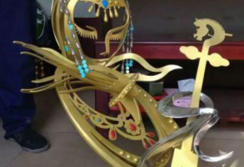 益陽(yáng)公園臉譜雕塑