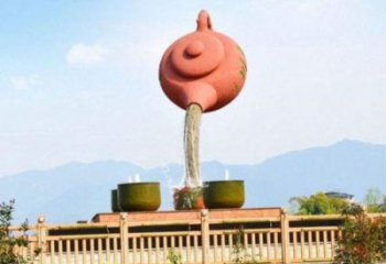 常州公園天壺雕塑工廠，不銹鋼材質(zhì)，圓雕形式