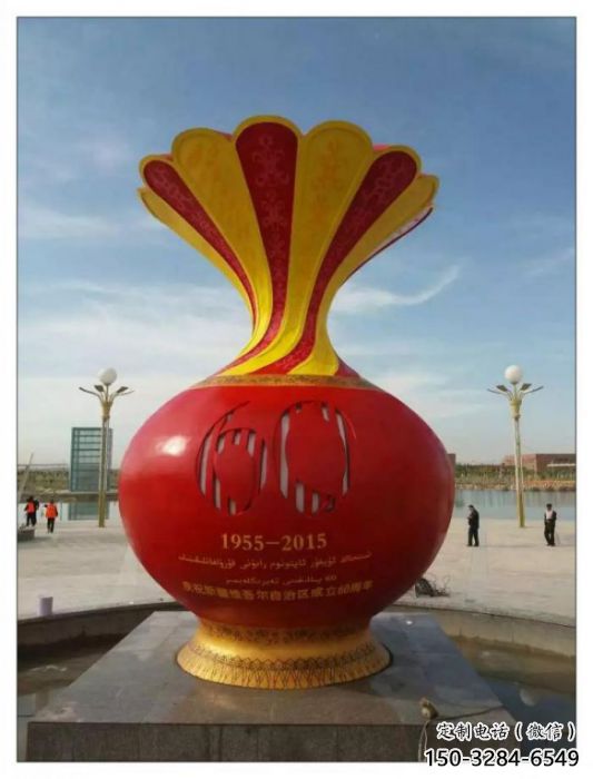 錦州花瓶雕塑工廠選用，街道標(biāo)識(shí)，玻璃鋼花瓶雕塑批發(fā)