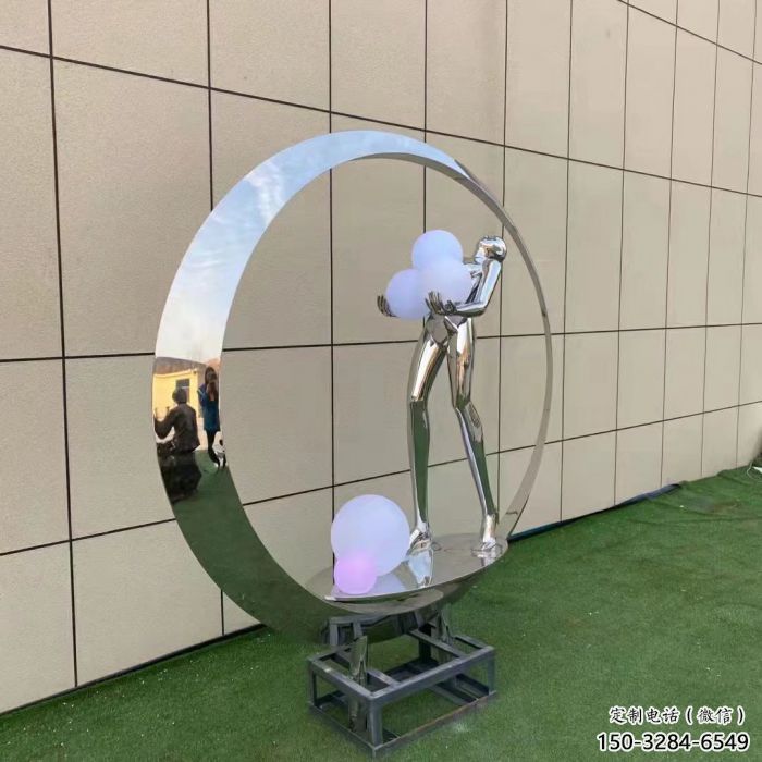 和平仙子雕塑展品，公園小品，景觀圓環(huán)仙子雕塑生產(chǎn)商