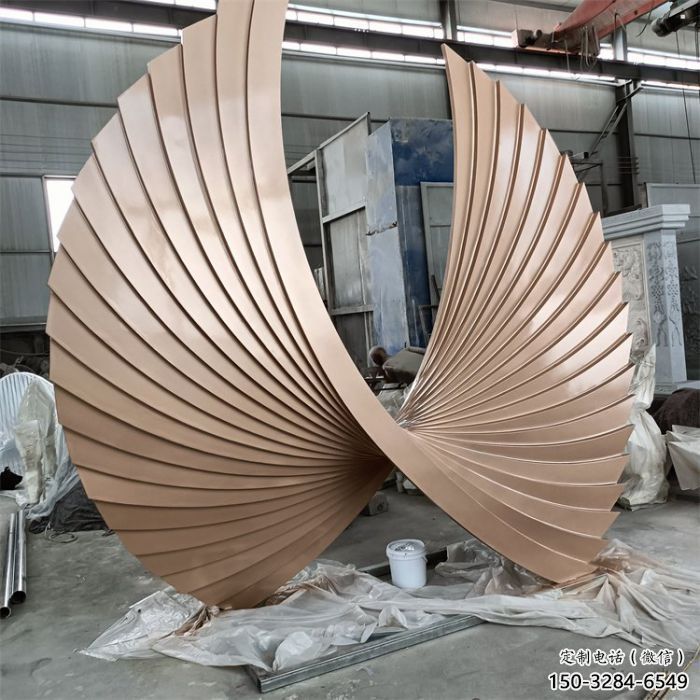 沈陽(yáng)羽翼雕塑常用，景觀概念，不銹鋼羽翼雕塑展品