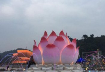 鷹潭蓮花雕塑廠家，景區(qū)雕塑，水景蓮花噴泉雕塑精選