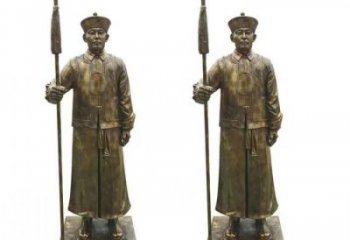 葫蘆島庭院武士雕塑
