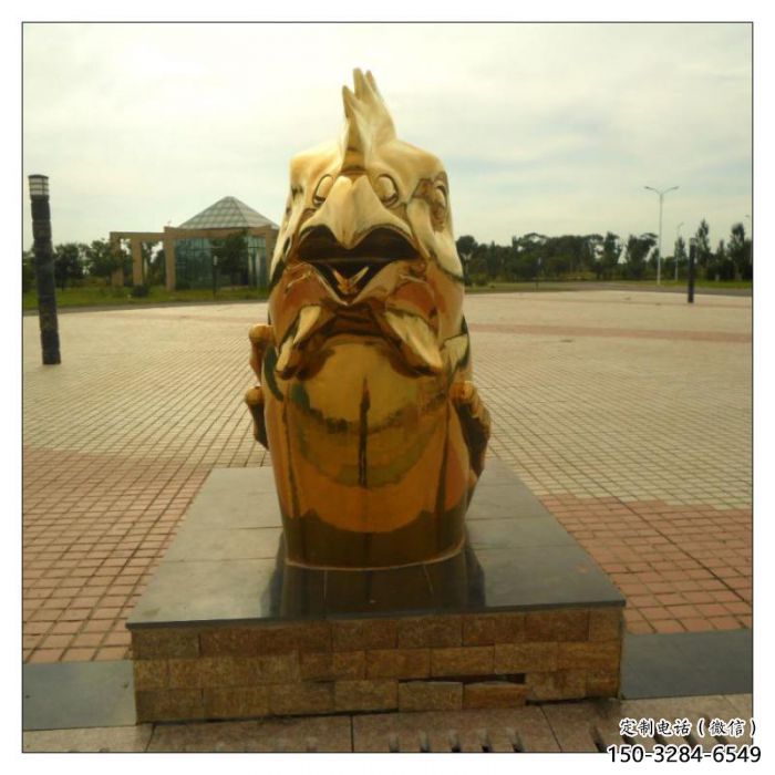 市中不銹鋼生肖雕塑，鍍鈦工藝，公園廣場(chǎng)戶(hù)外擺放