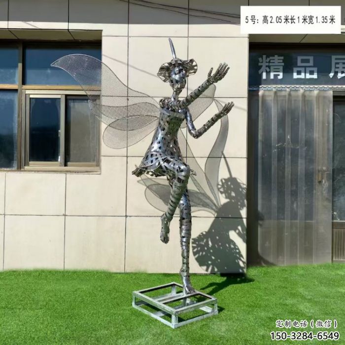 棗莊現(xiàn)代鏤空舞者雕塑承接，歐式風格，鐵藝跳舞雕塑精選