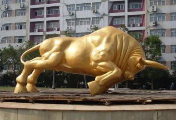 濱州風(fēng)景區(qū)開(kāi)荒牛雕塑