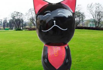 喀什廣場小貓雕塑，動物擺件，仿古工藝