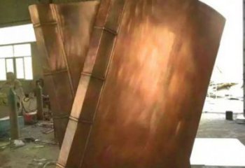 伊犁鑄銅書籍供應(yīng)，街景小品，銅書籍雕塑廠家優(yōu)價