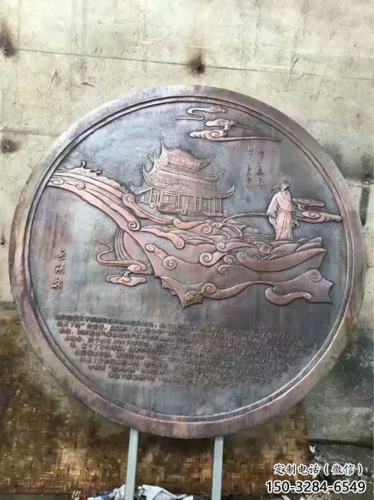 雙橋純銅浮雕專供，城堡雕塑，城堡浮雕生產(chǎn)廠家