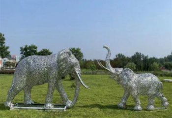 溫州鏤空大象雕塑制造商，動物擺件，透雕大象雕塑定制