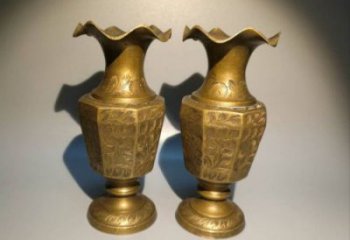 臺(tái)州花瓶雕塑定價(jià)，鑄銅工藝，銅花瓶雕塑制作廠家
