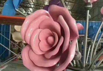 合川牡丹花雕塑工廠優(yōu)選，城市裝飾，牡丹花花朵雕塑供給