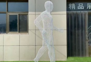 沙坪壩鏤空運(yùn)動(dòng)員雕塑服務(wù)商，美陳雕塑，鐵藝體育人物雕塑精選